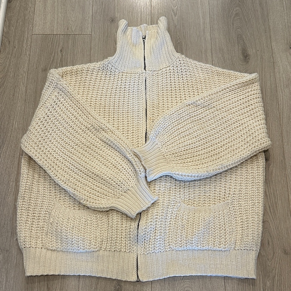 Cozy Cream Plus Size Women's Sweater